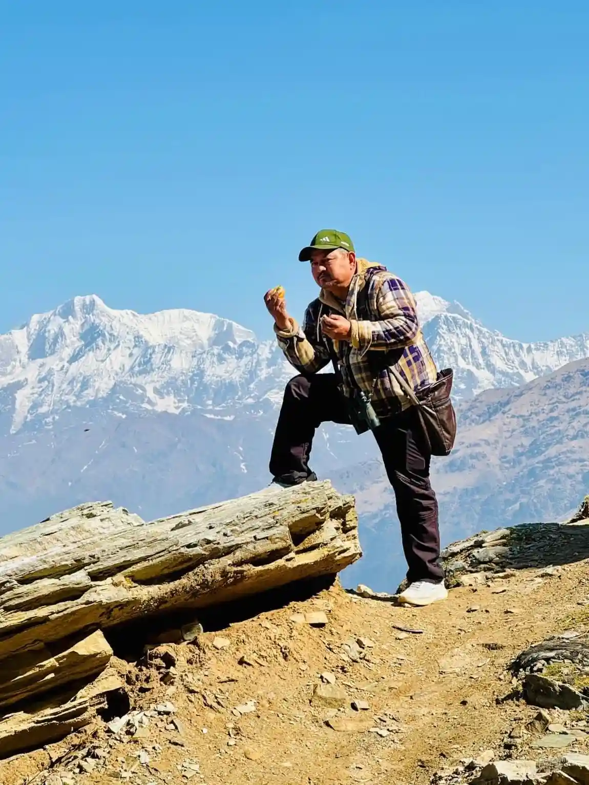 Guest excited after first Red Panda sighting in Singalila